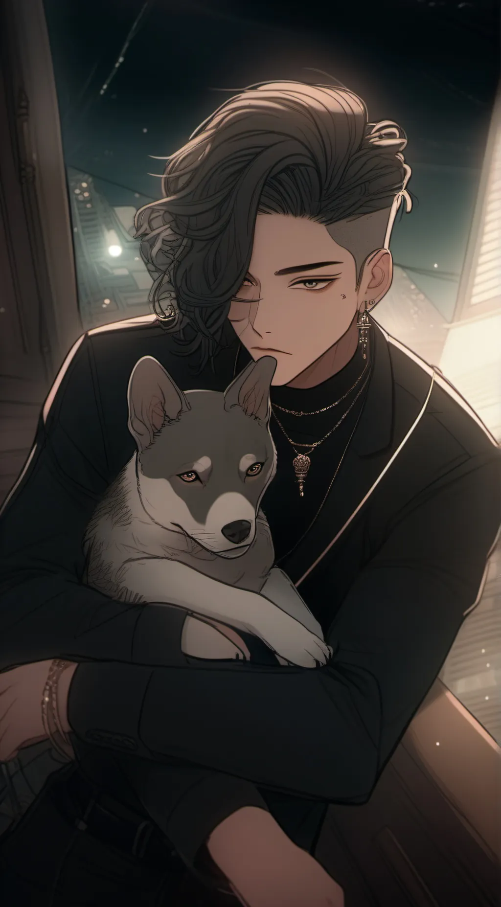 ai character: Damien background