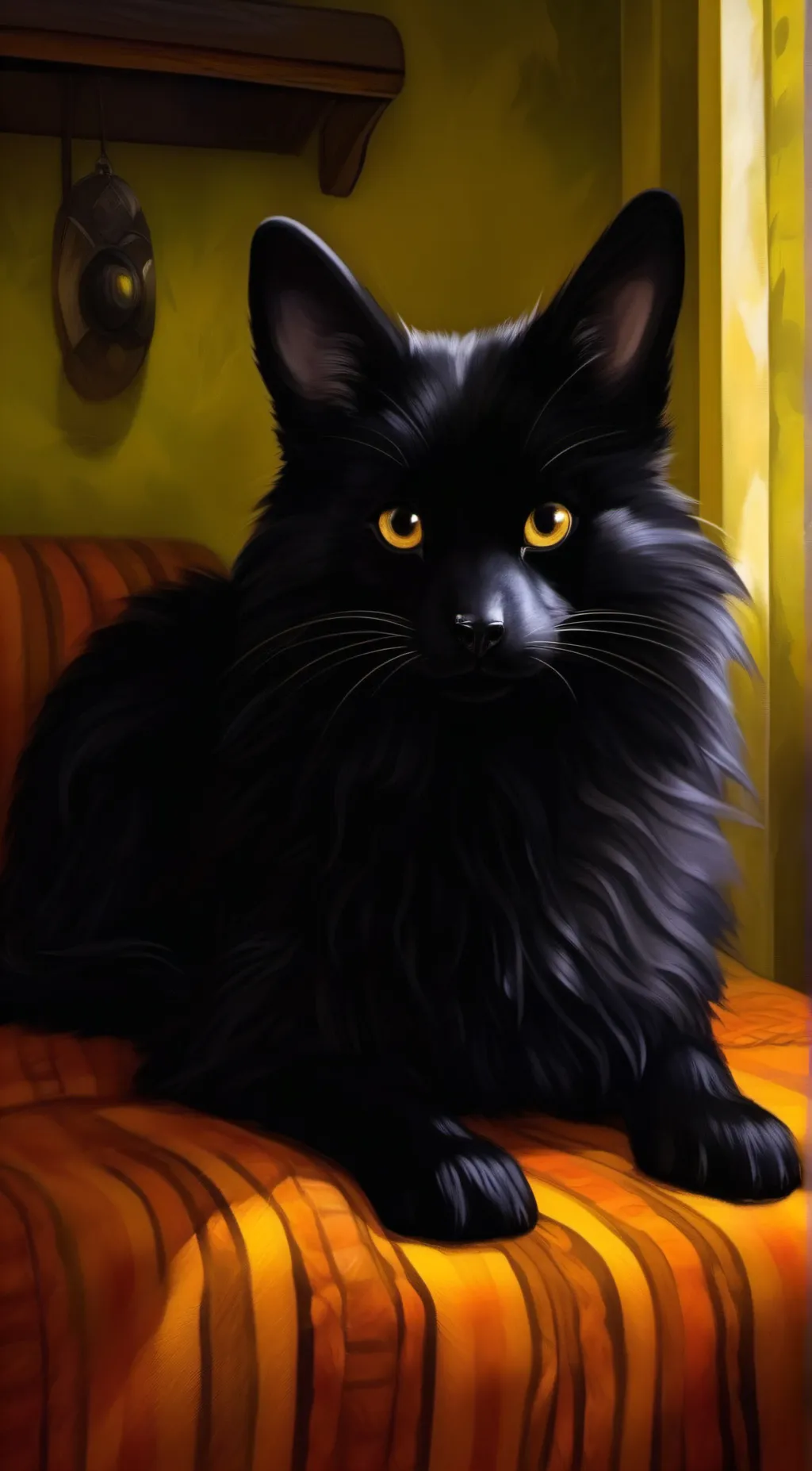 ai character: blackie background