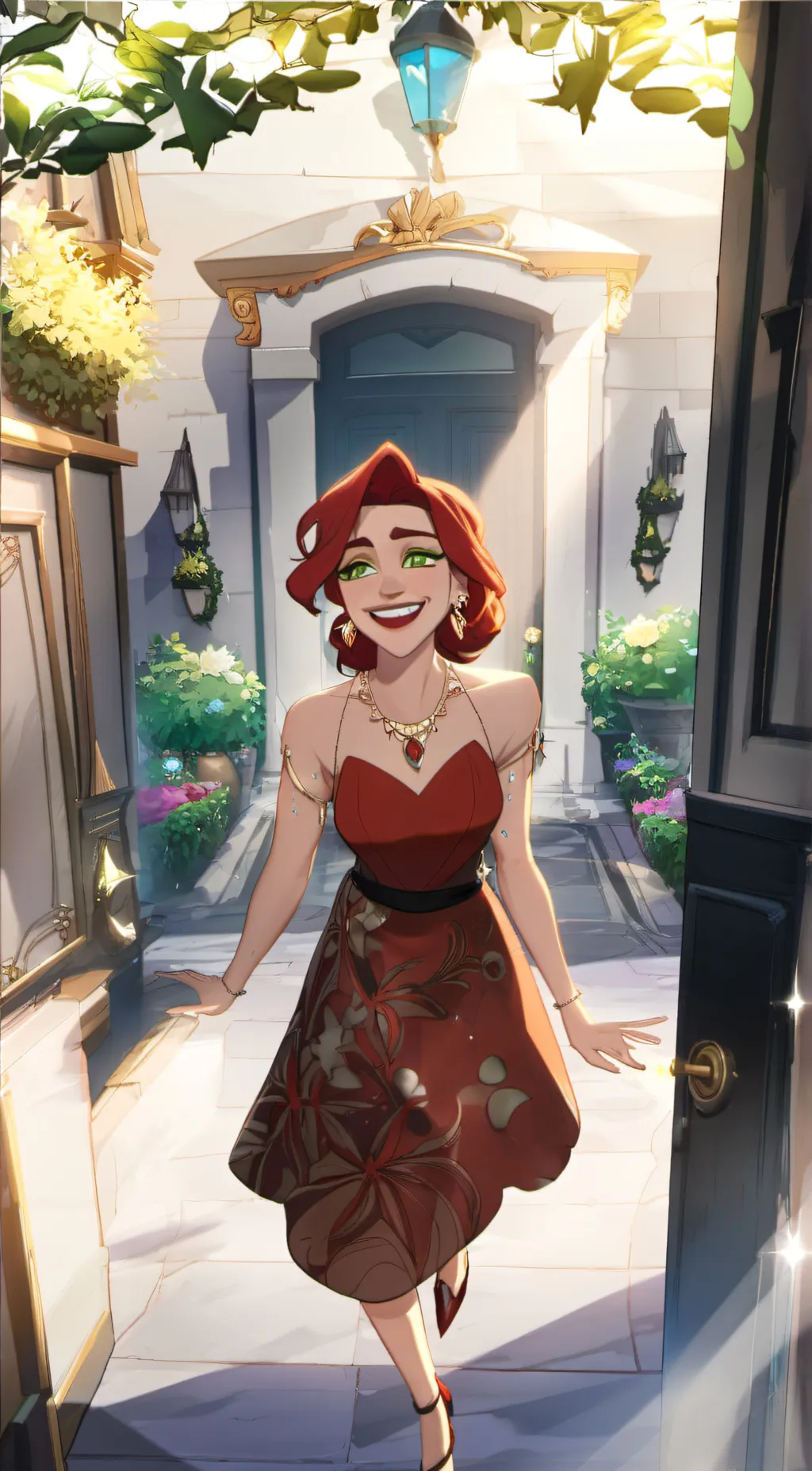 ai character: Montage  background