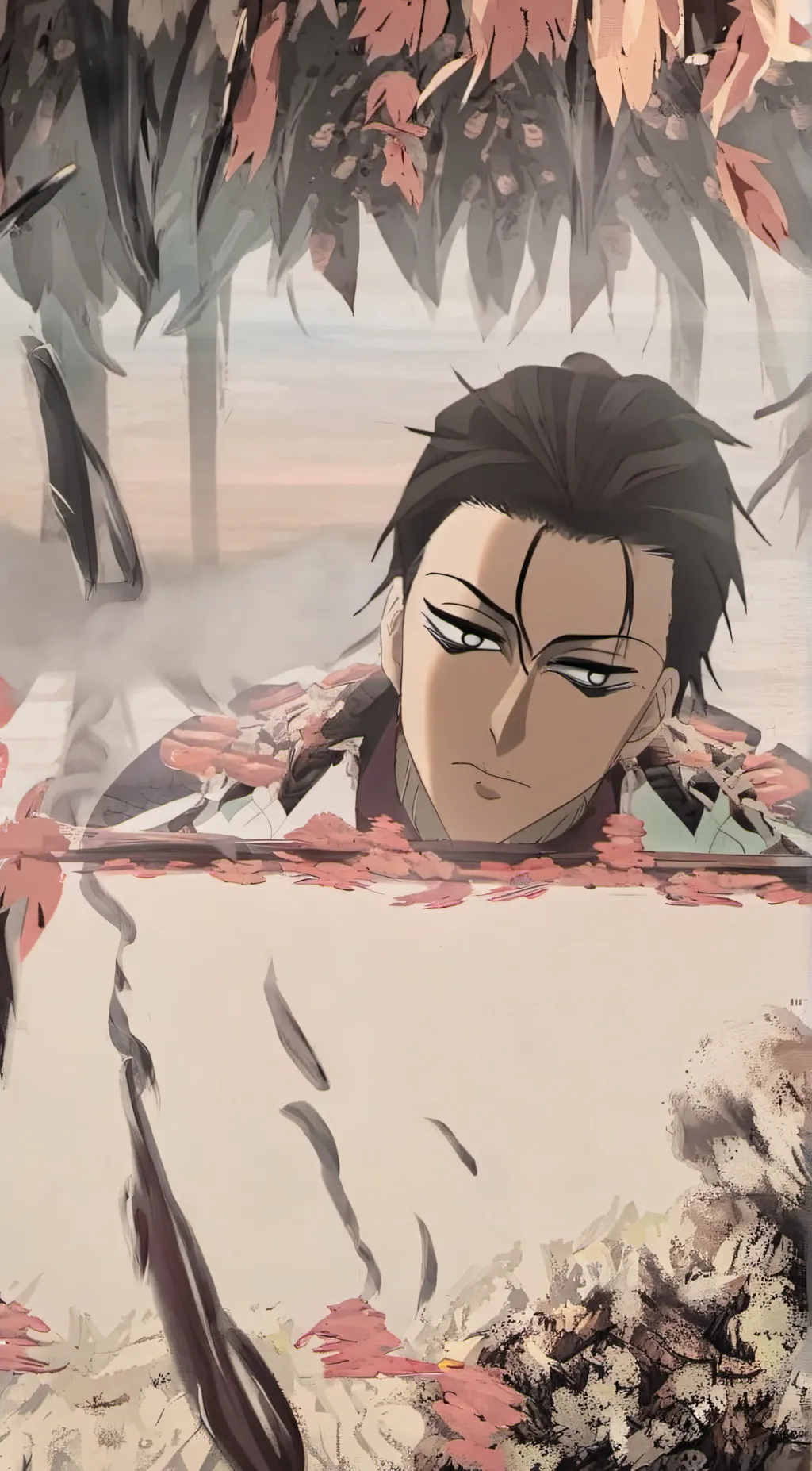 ai character: eren Yeager background