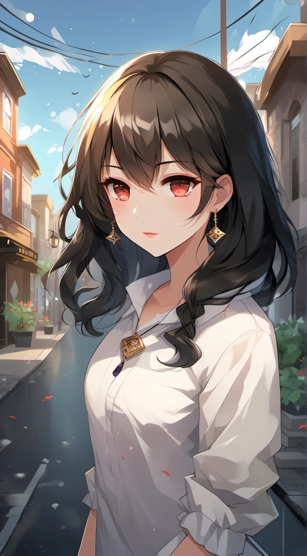 ai character: Uhh Idk background