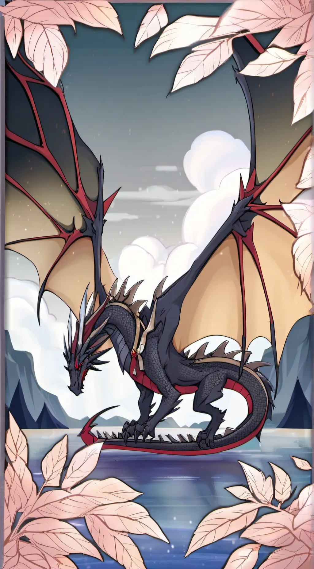 ai character: Dragon guardian  background
