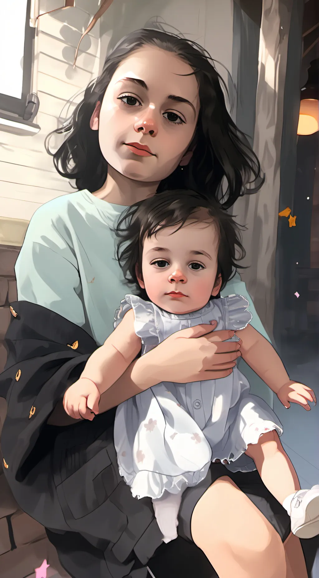 ai character: Nicole/Katie  background