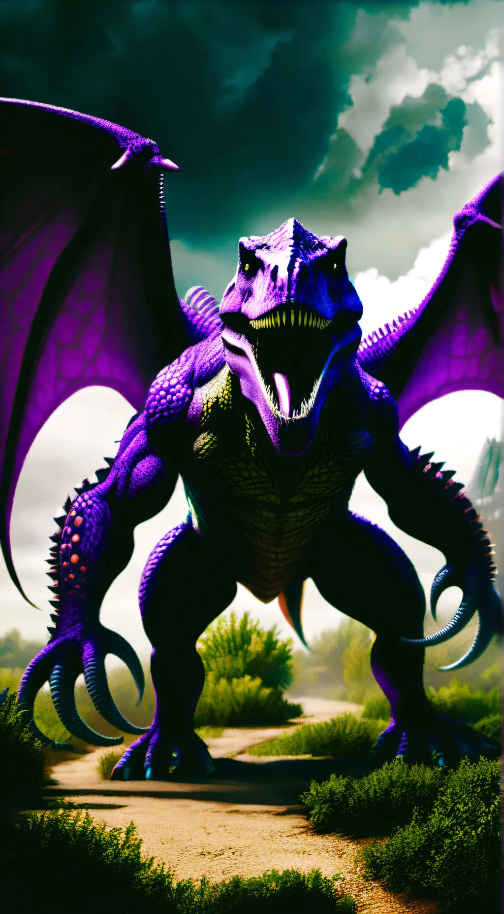 ai character: tyrant octopus2024 background