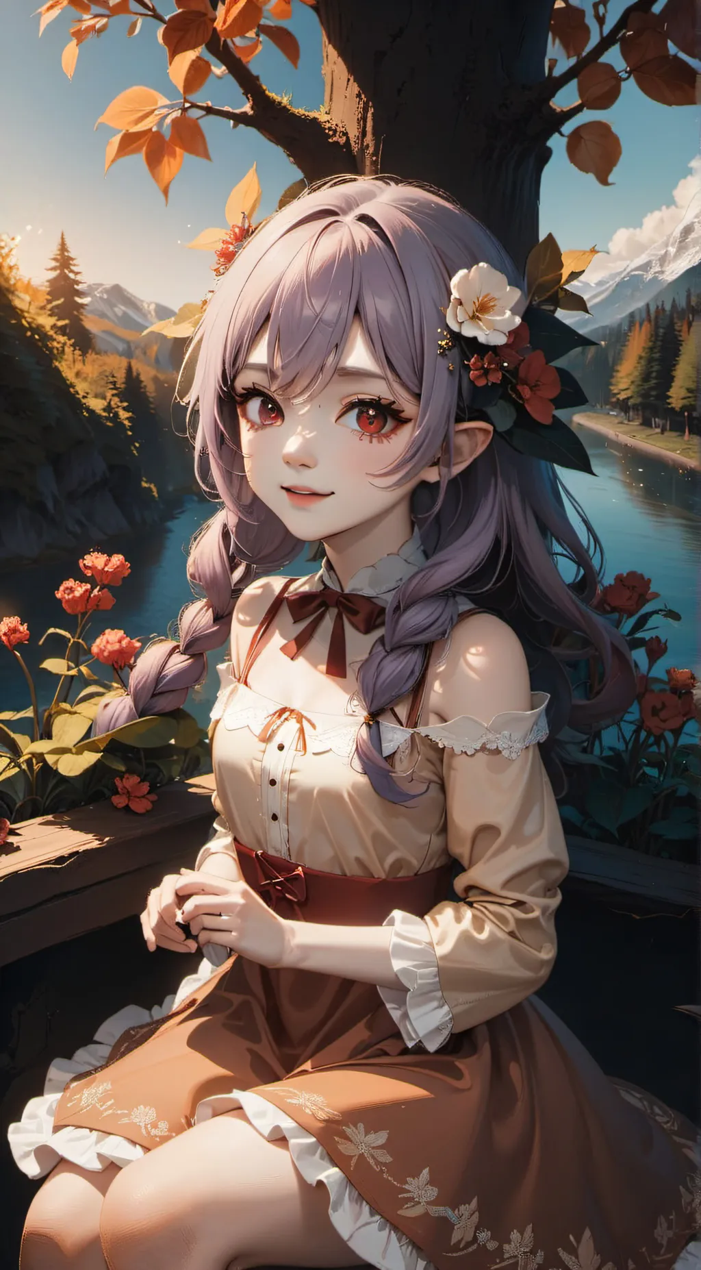 ai character: Lily background
