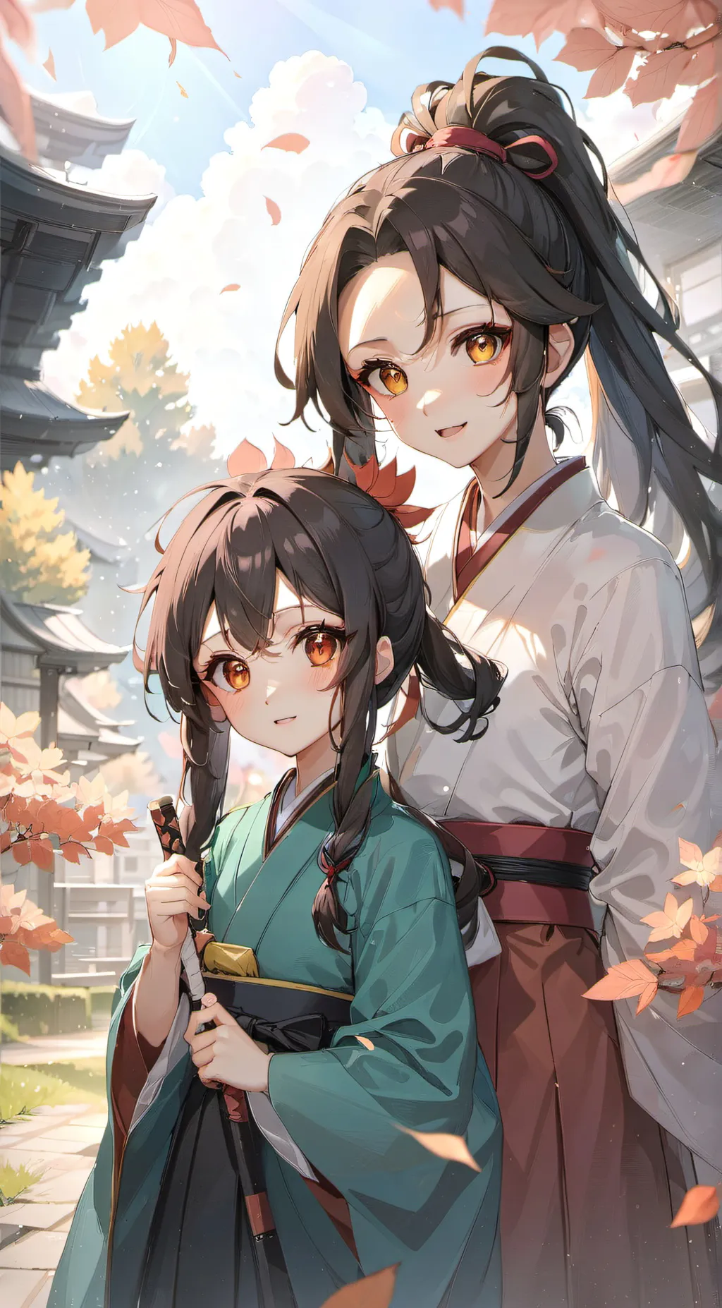 ai character: Alyssa and Nora background
