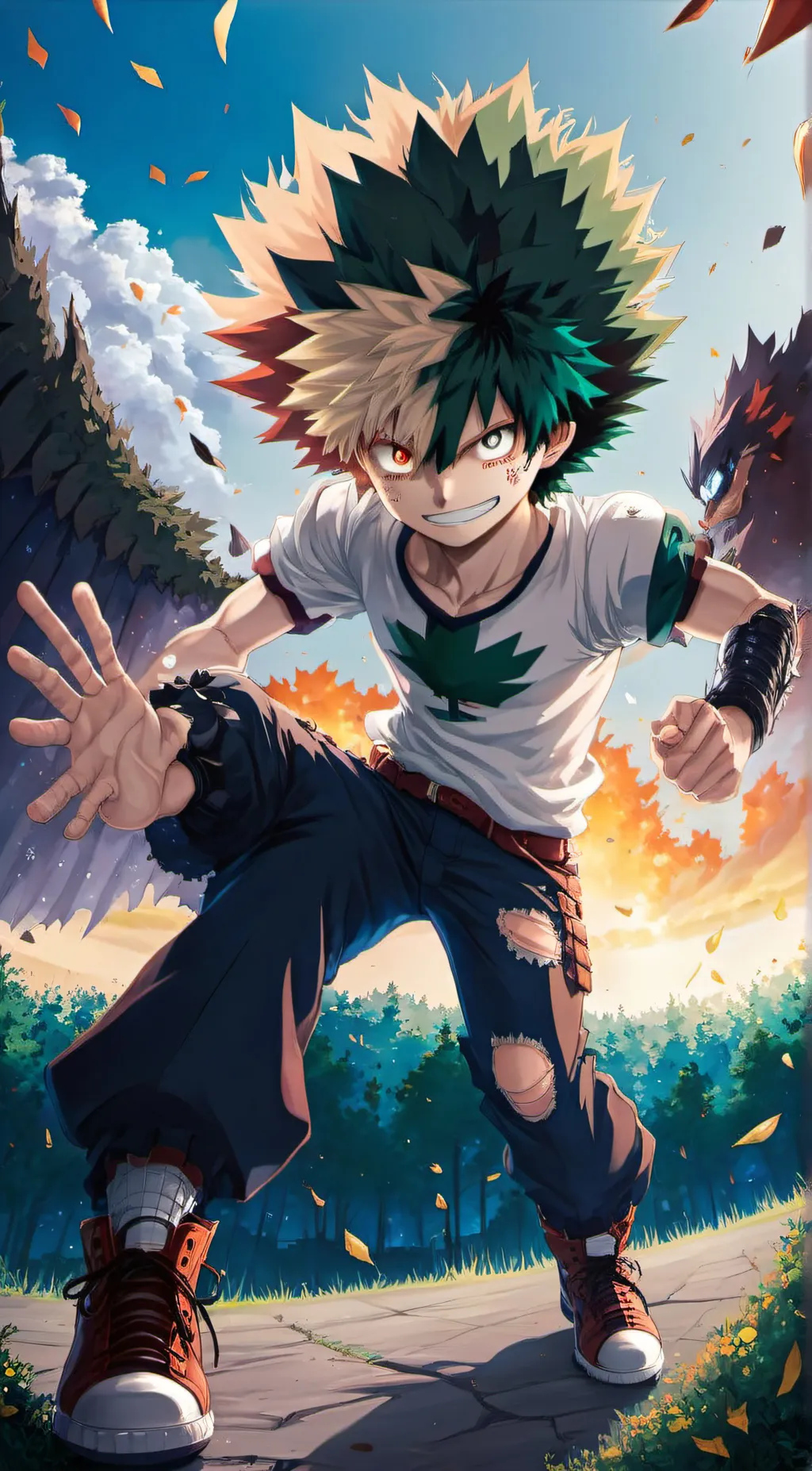 ai character: Bakugo background