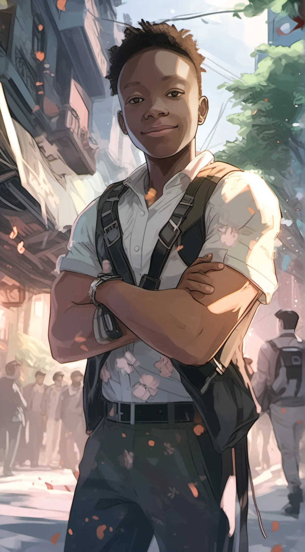 ai character: Johnderin  background