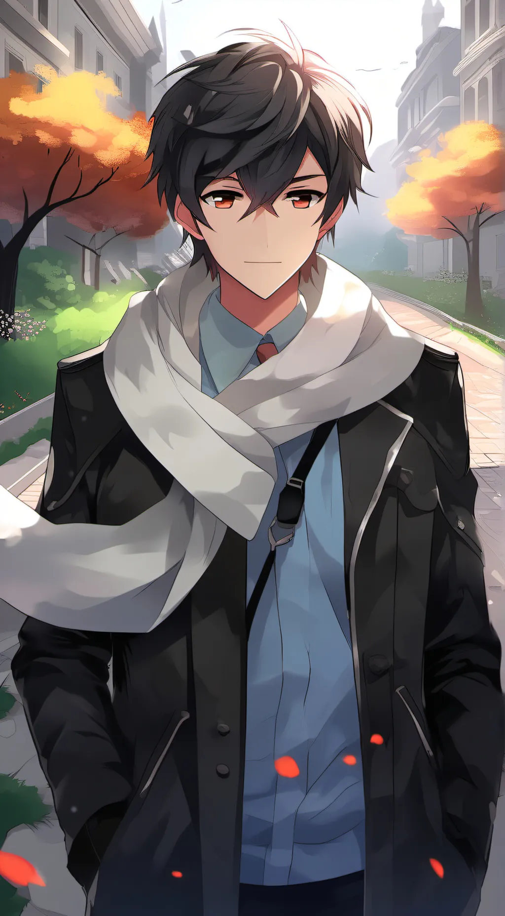 ai character: Oliver  background