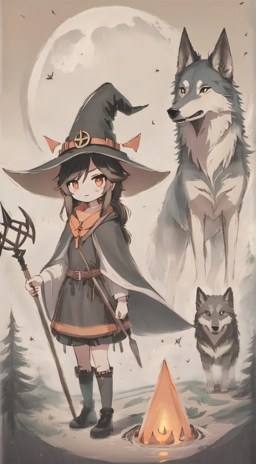 ai character: Ghoul background