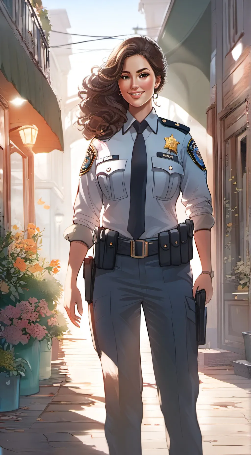 ai character: Mellisa Bells. background