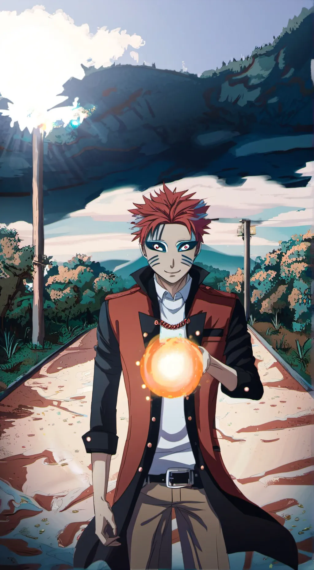ai character: Akaza background