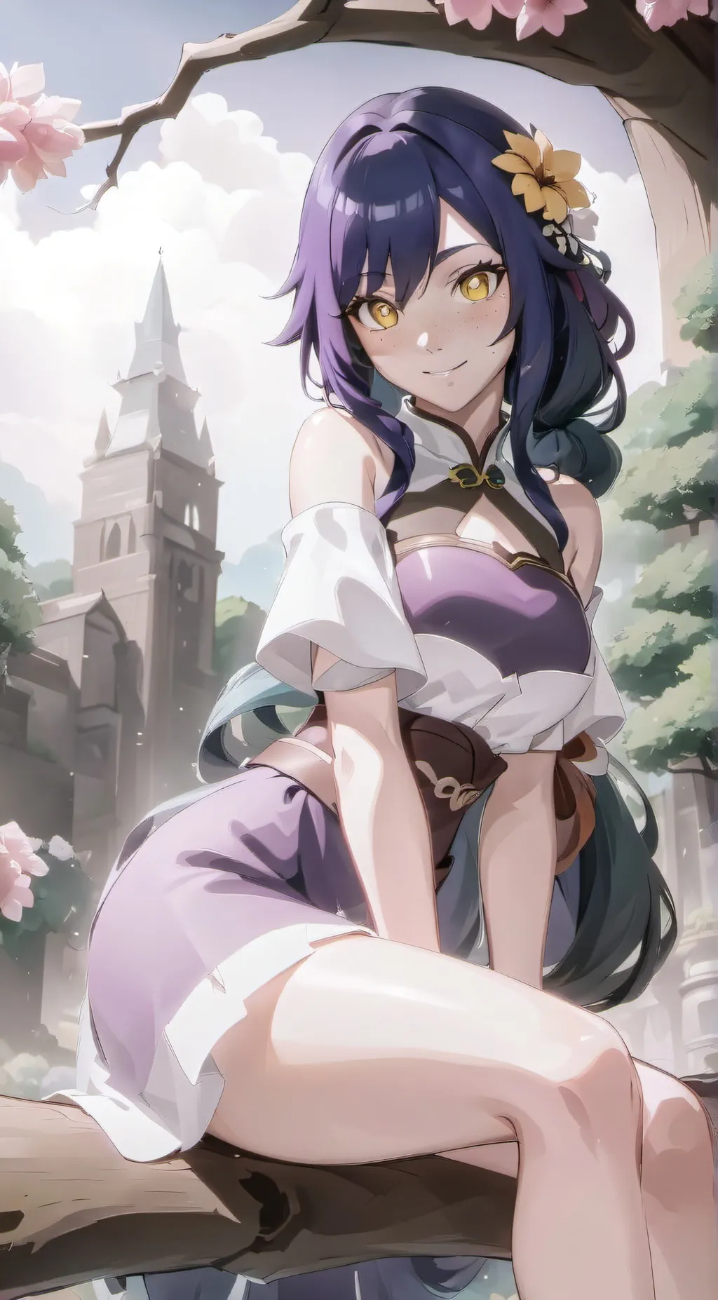 ai character: Kristina  background