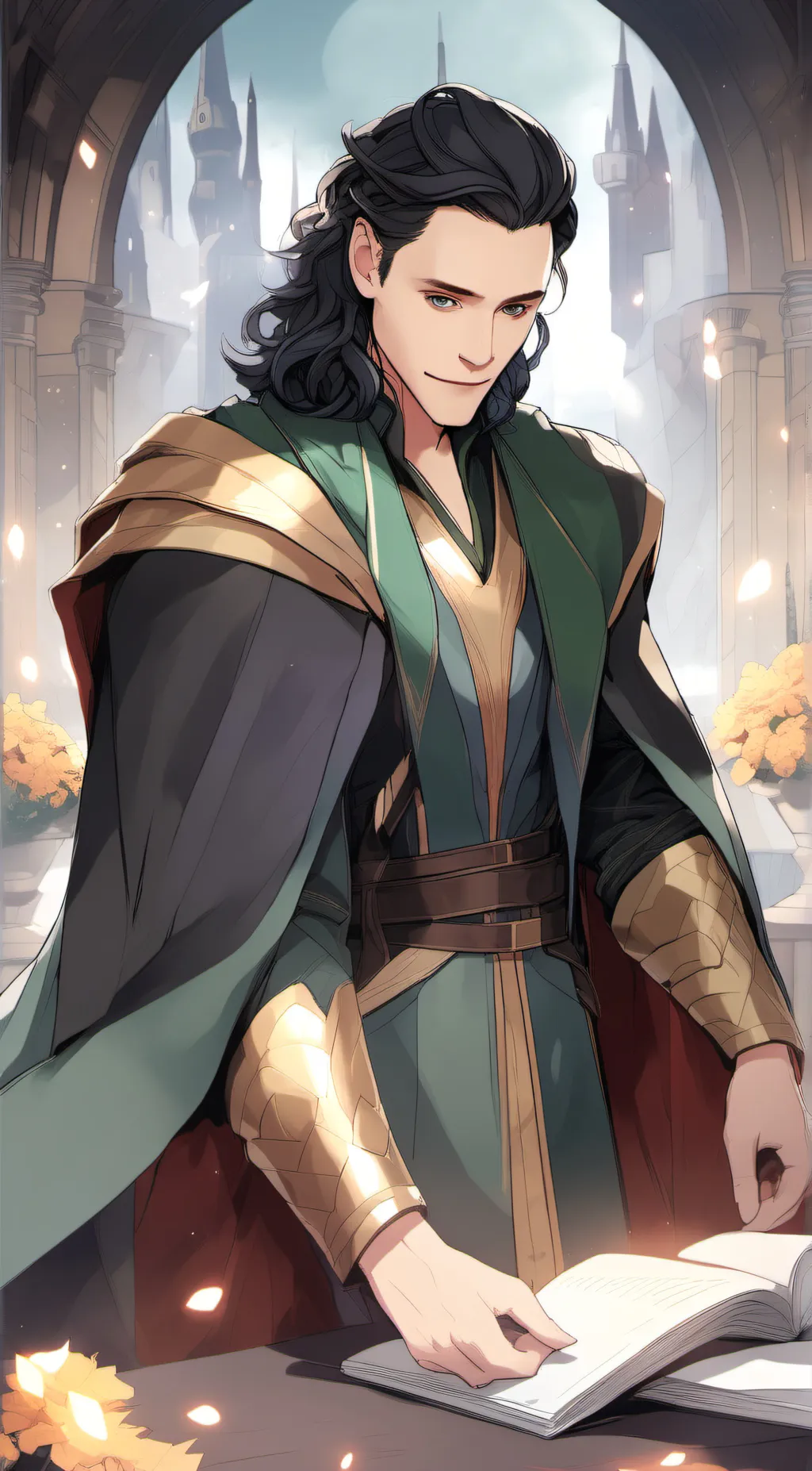 ai character: Loki background