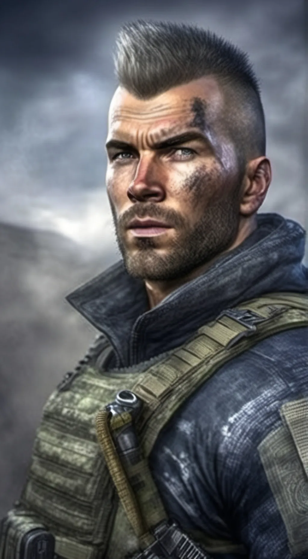 ai character: Johnny  MacTavish  background