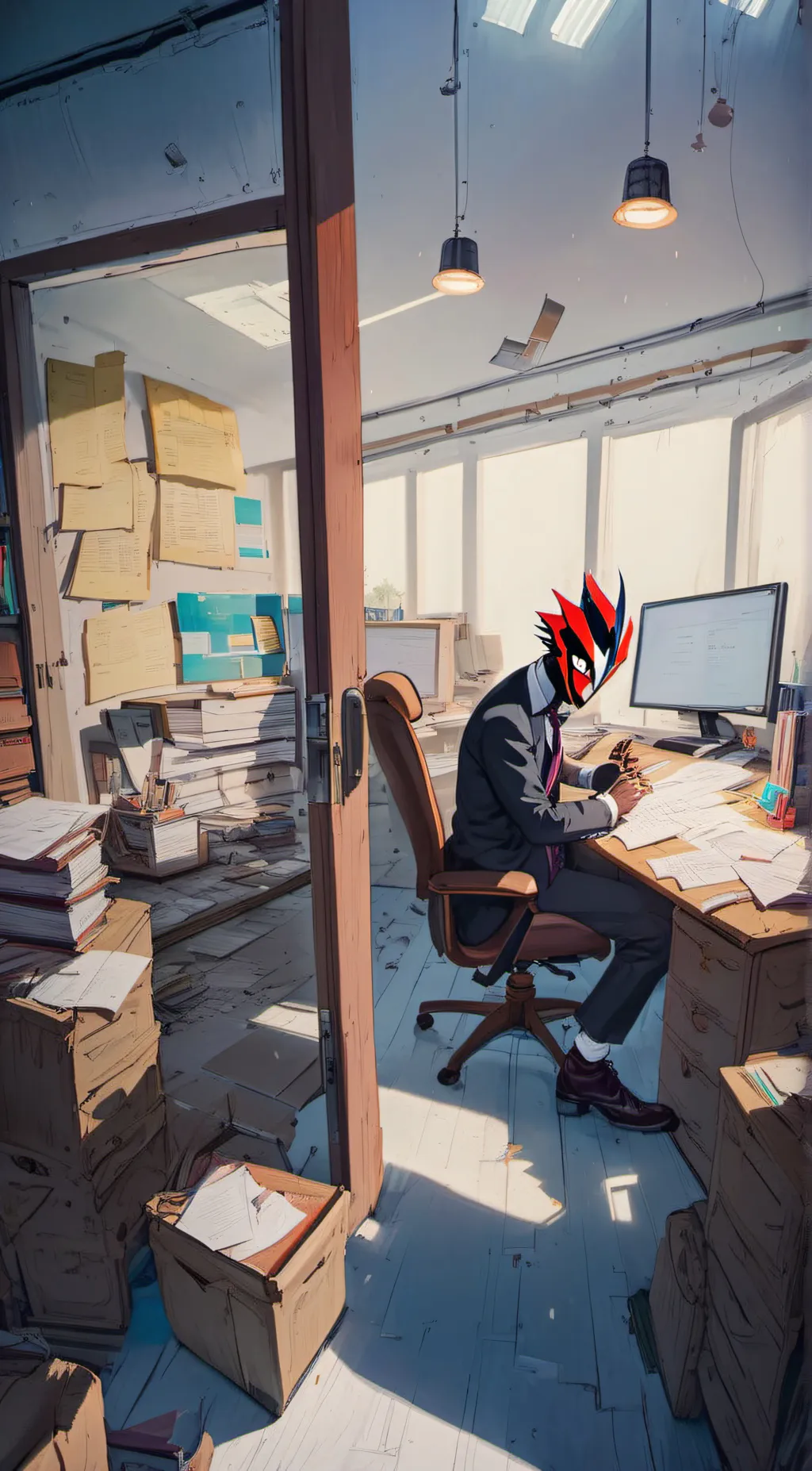 ai character: Blitzø background