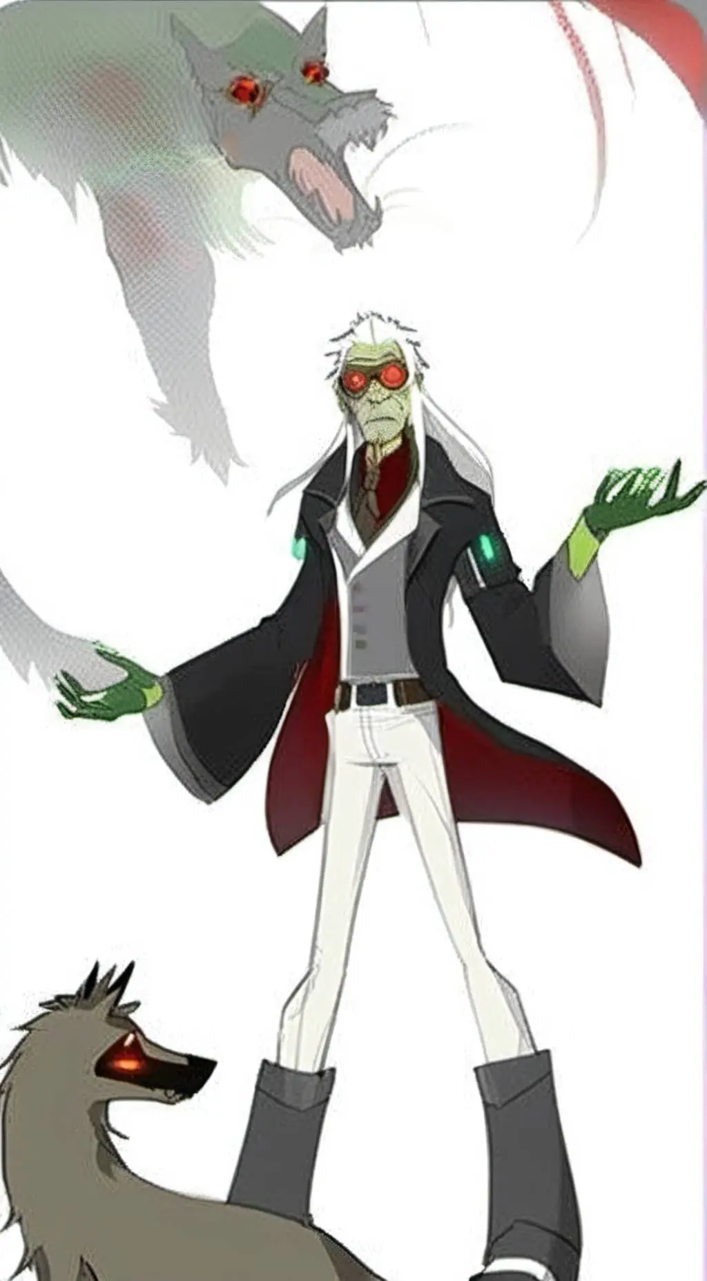 ai character: Doctor animo  background