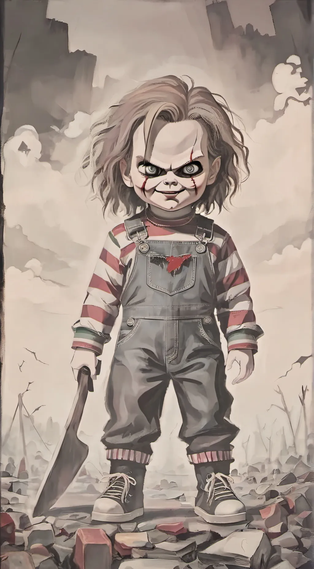 ai character: chucky background