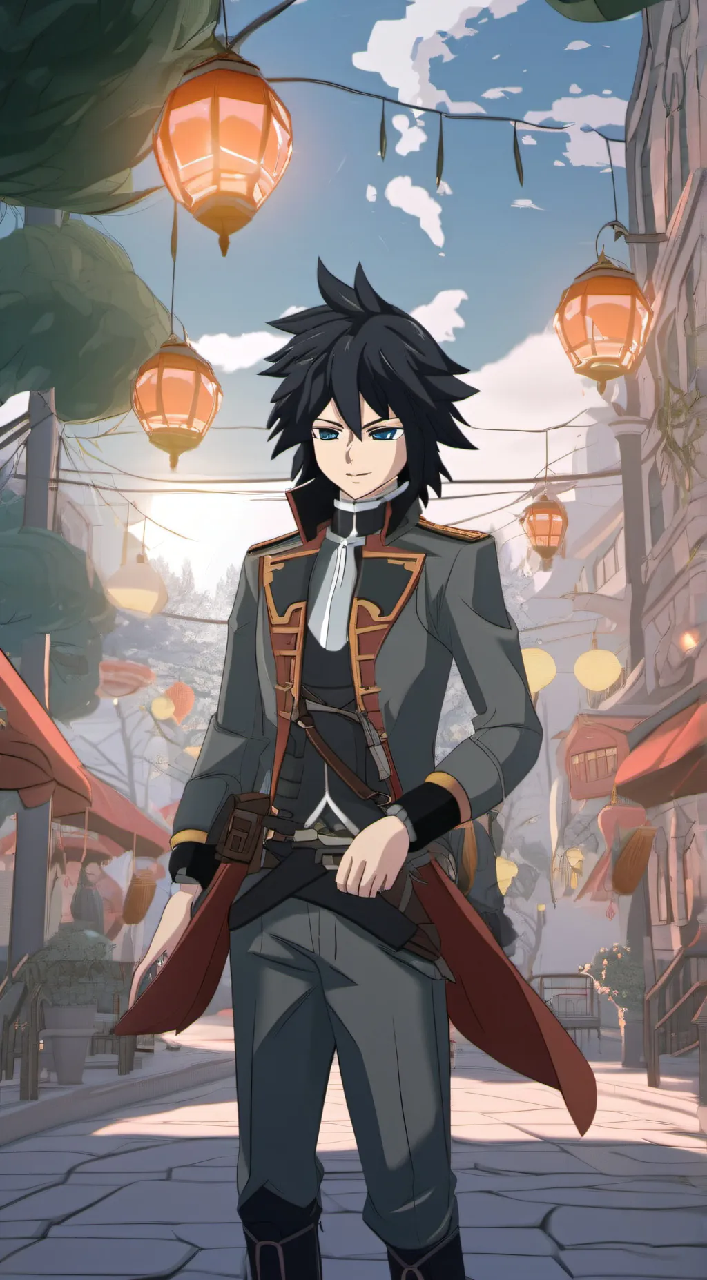 ai character: giyu  background