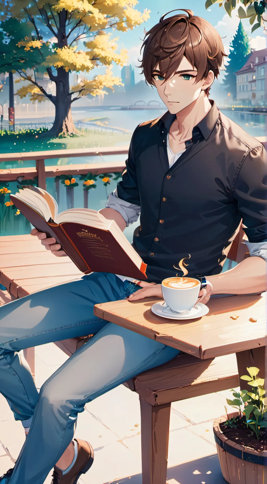 ai character: Sam background