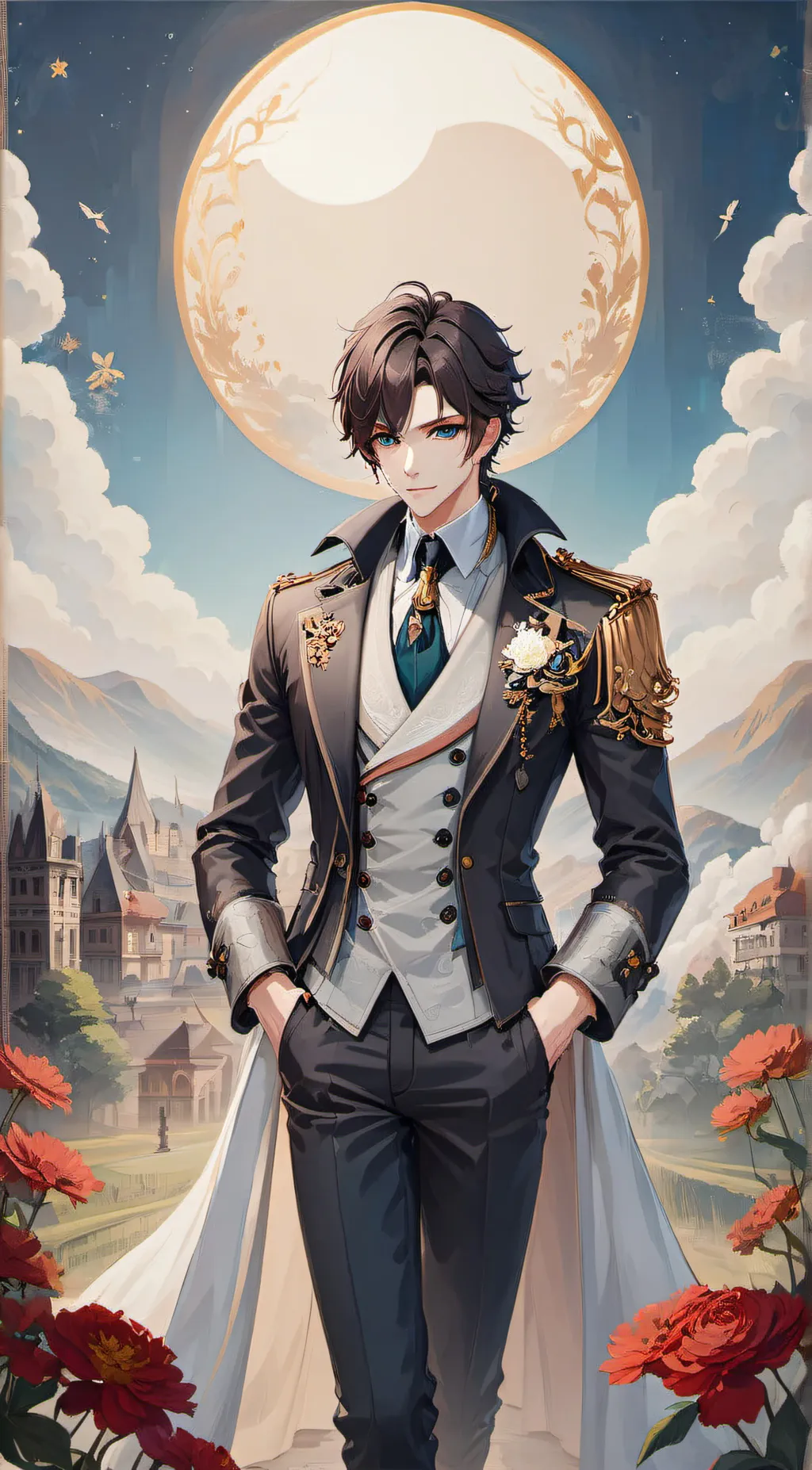 ai character: Leo background