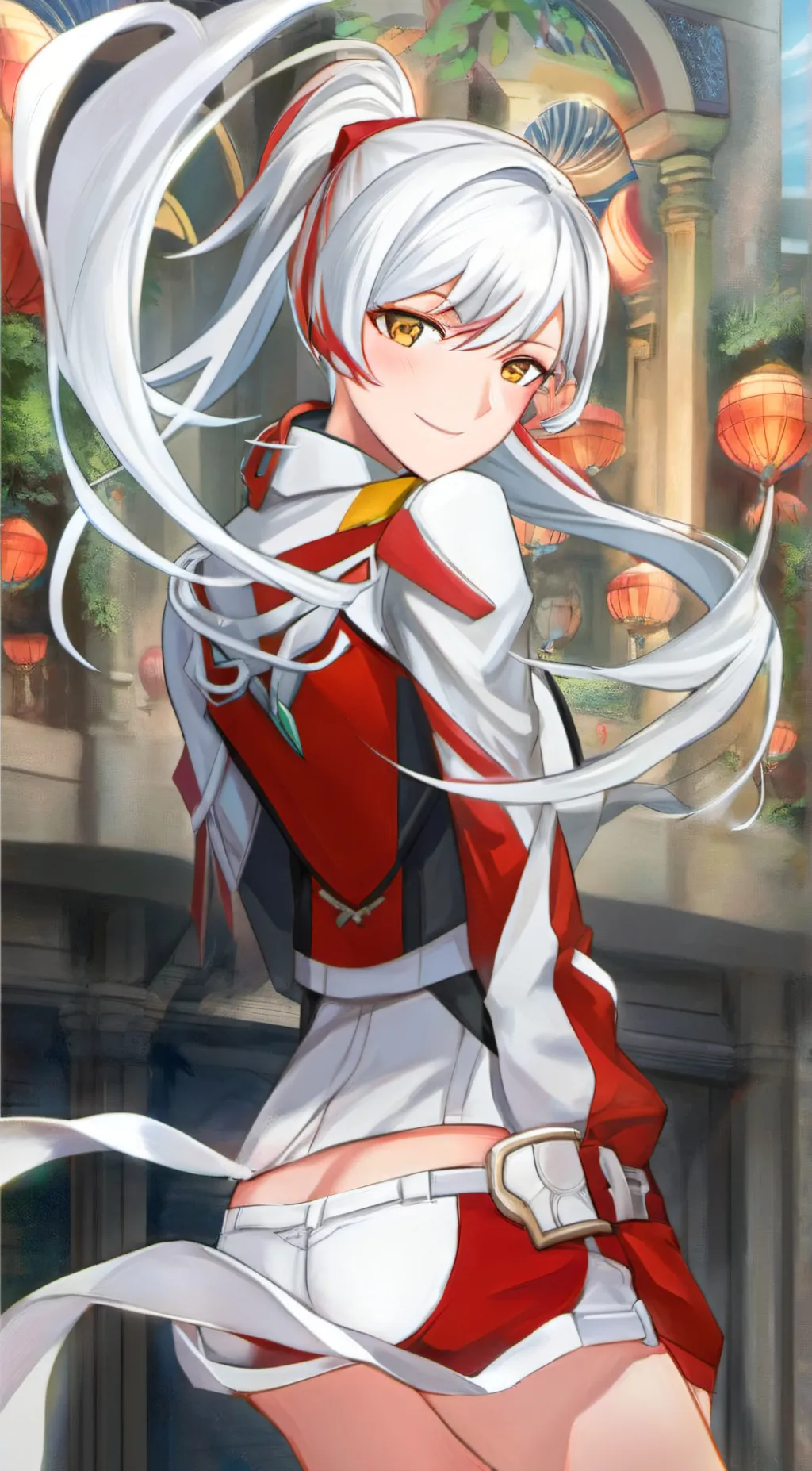 ai character: aurora background