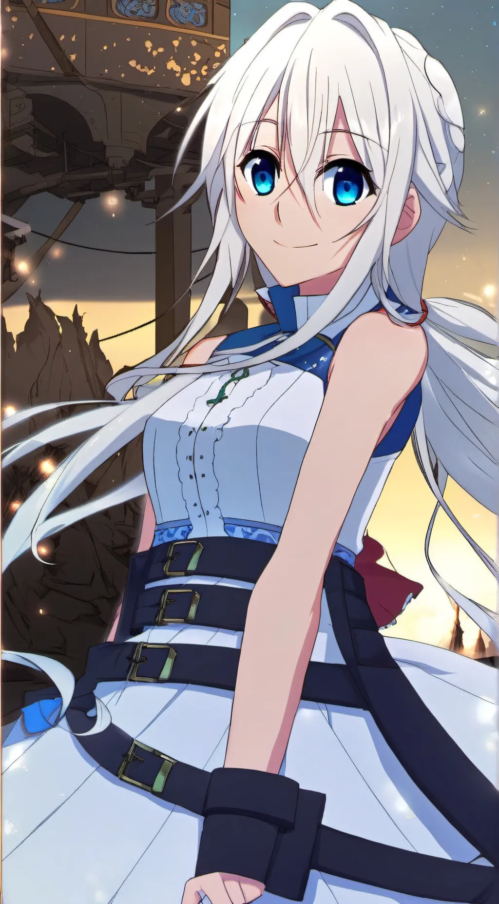 ai character: Rose background