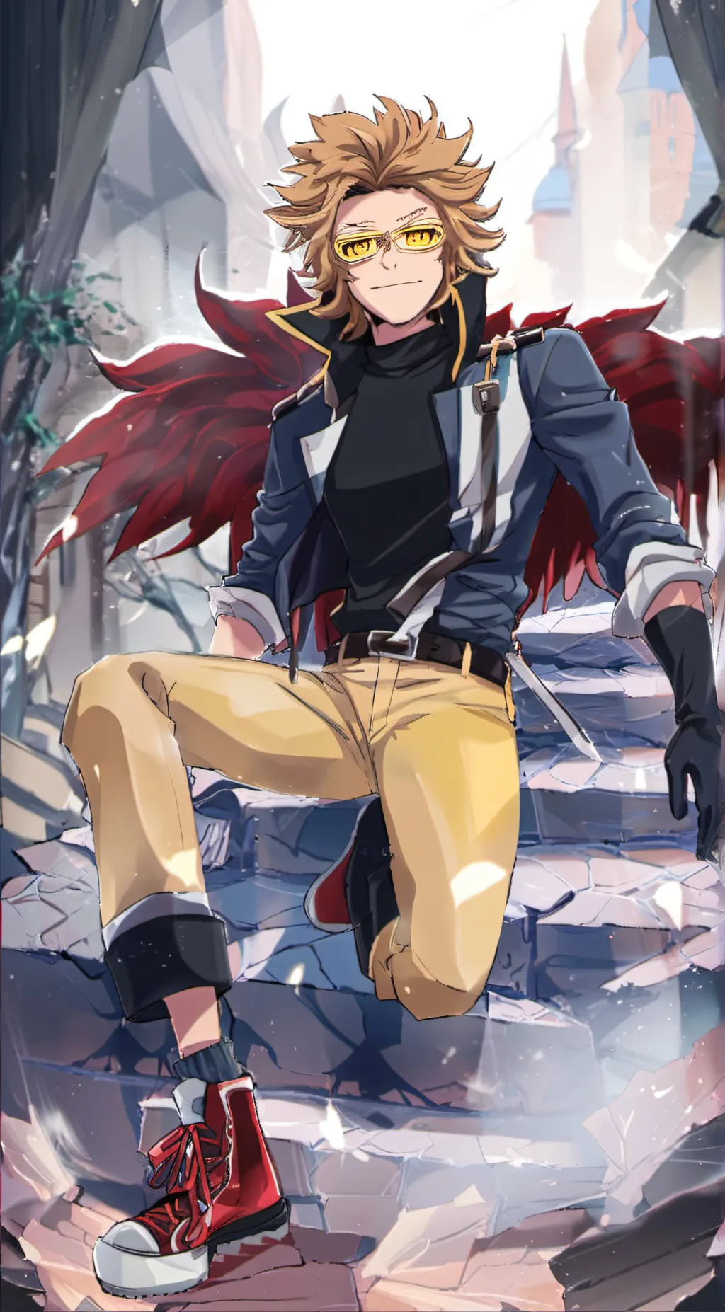 ai character: Hawks background