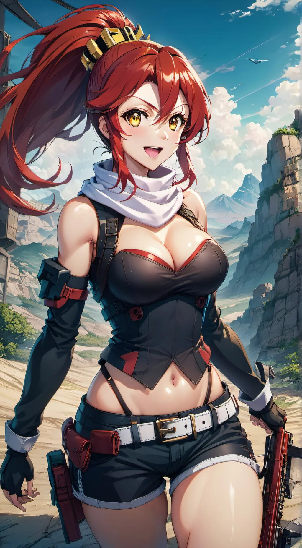 ai character: Yoko Littner background