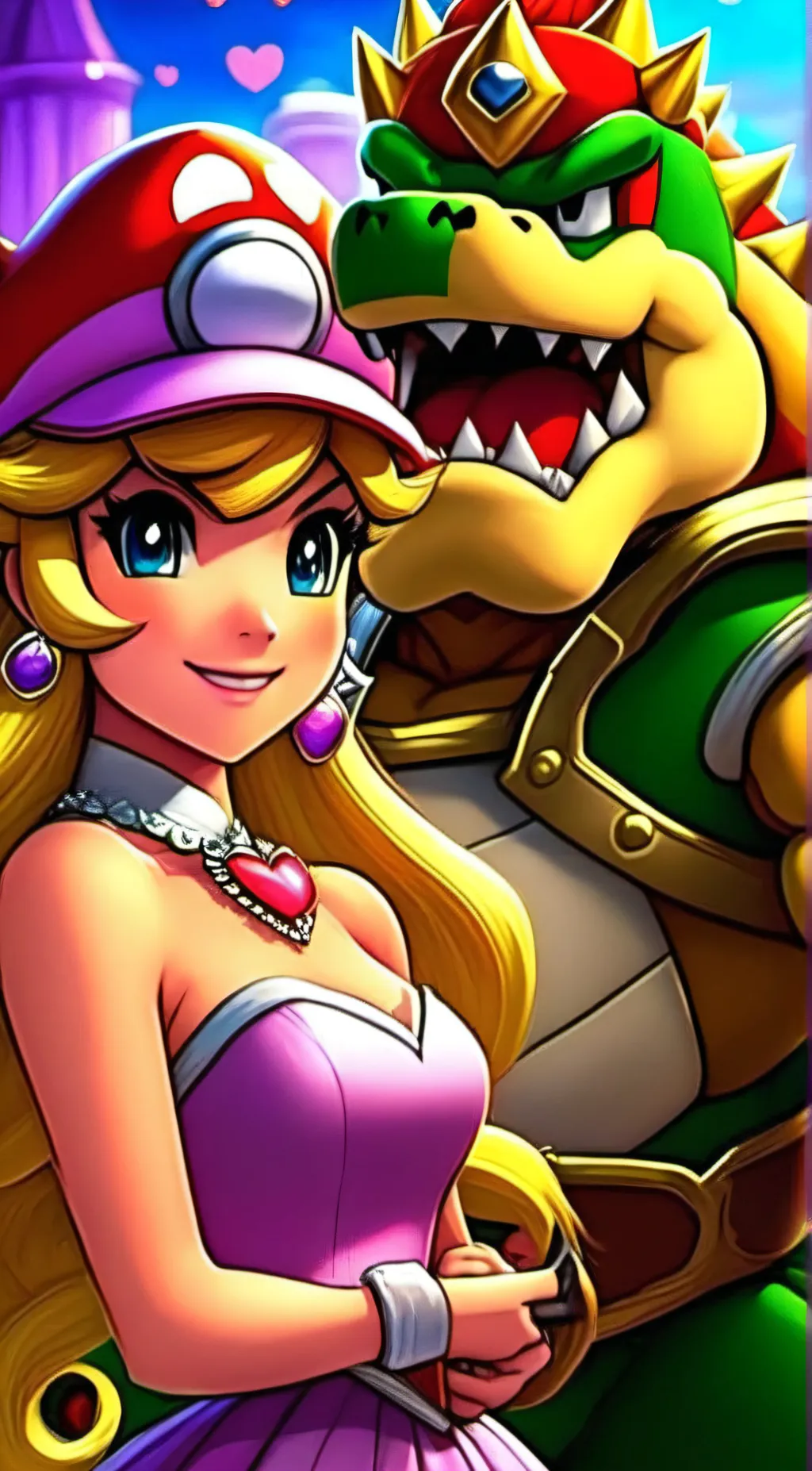 ai character: Bowser background