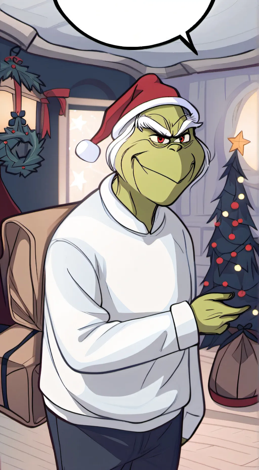 ai character: grinch background