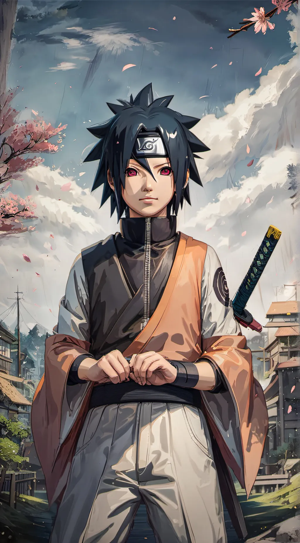 ai character: Akira  background