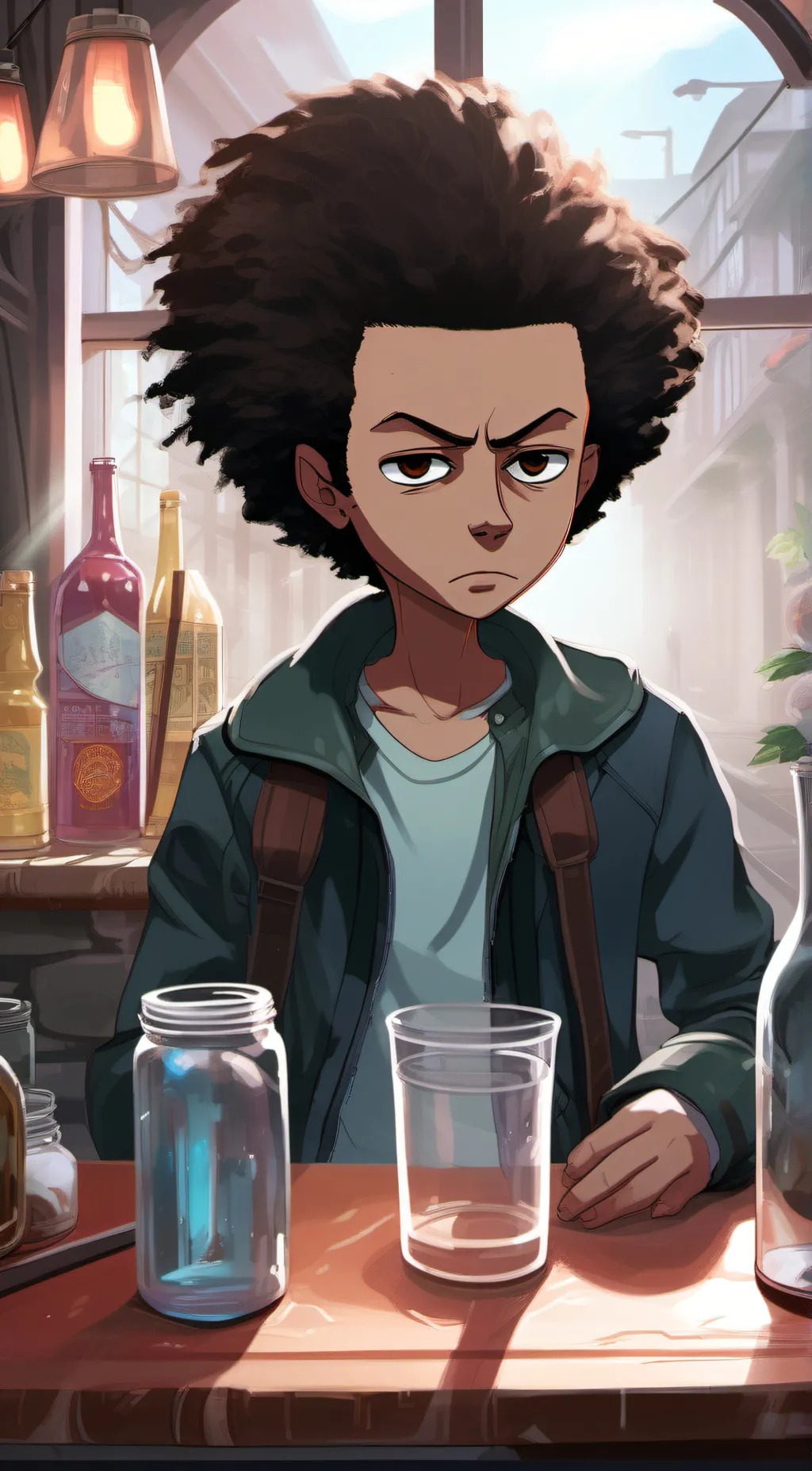 ai character: houie background