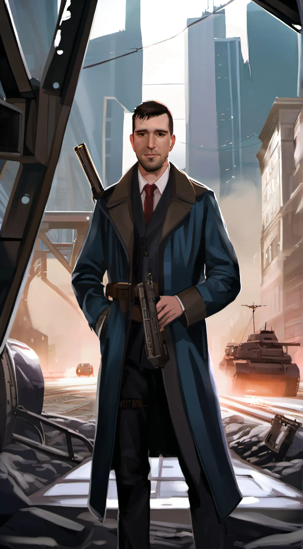 ai character: Male07 background