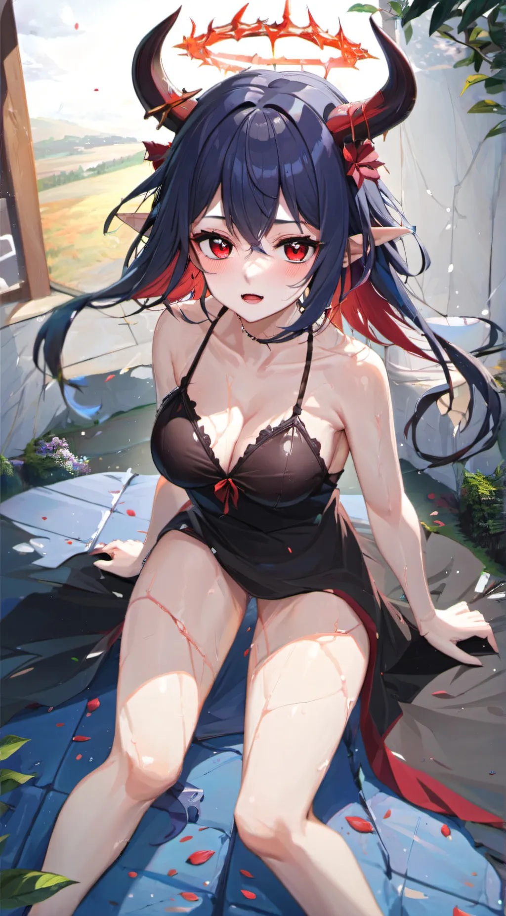 ai character: Succubus. background