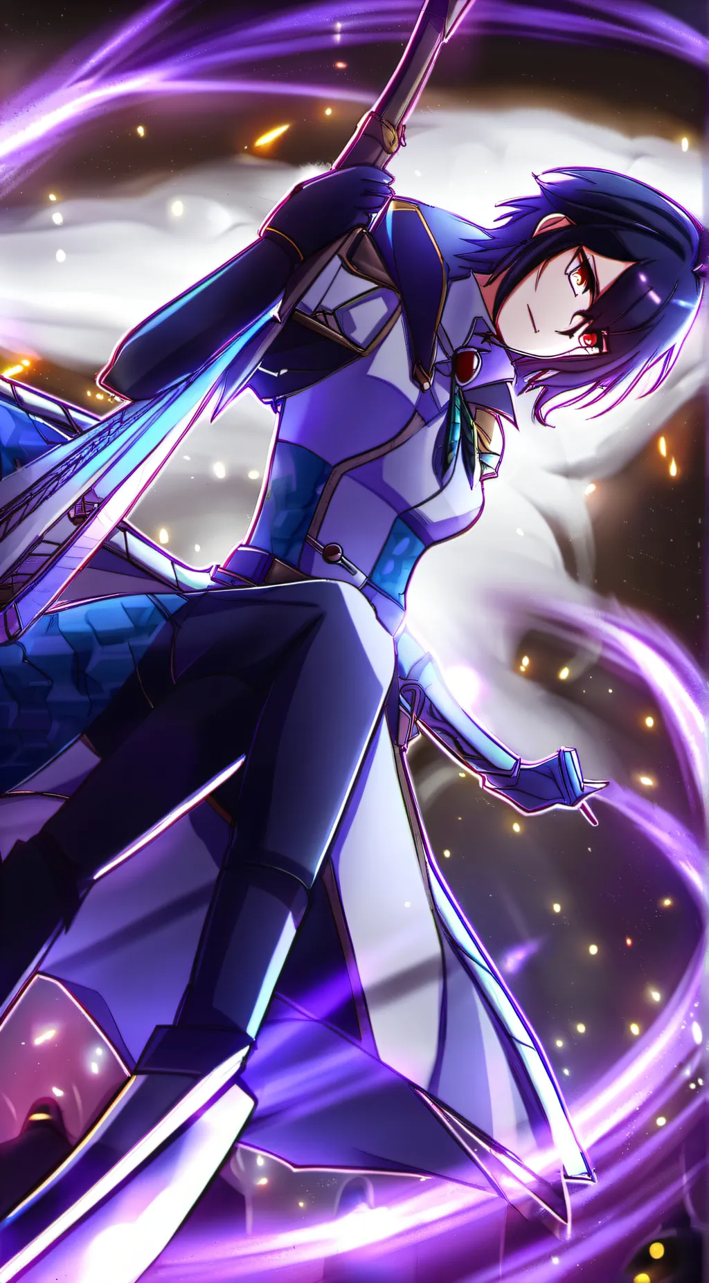ai character: shadow background