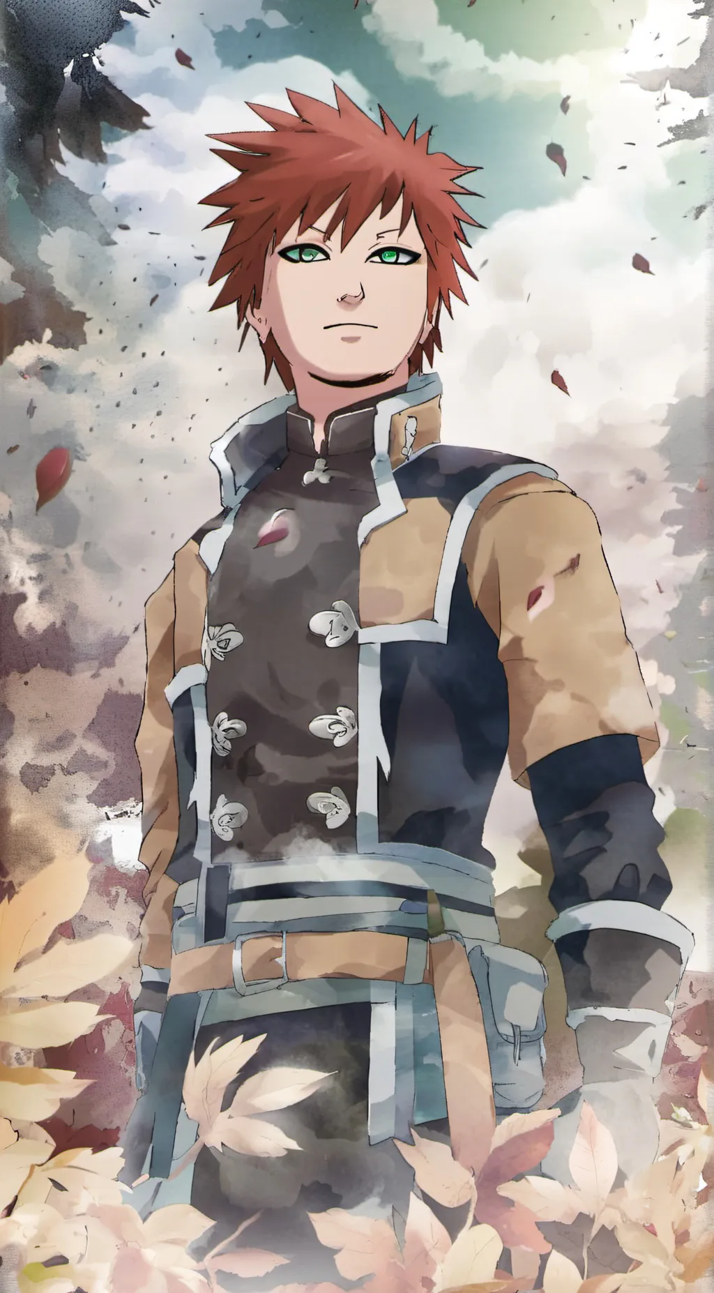 ai character: Gaara  background