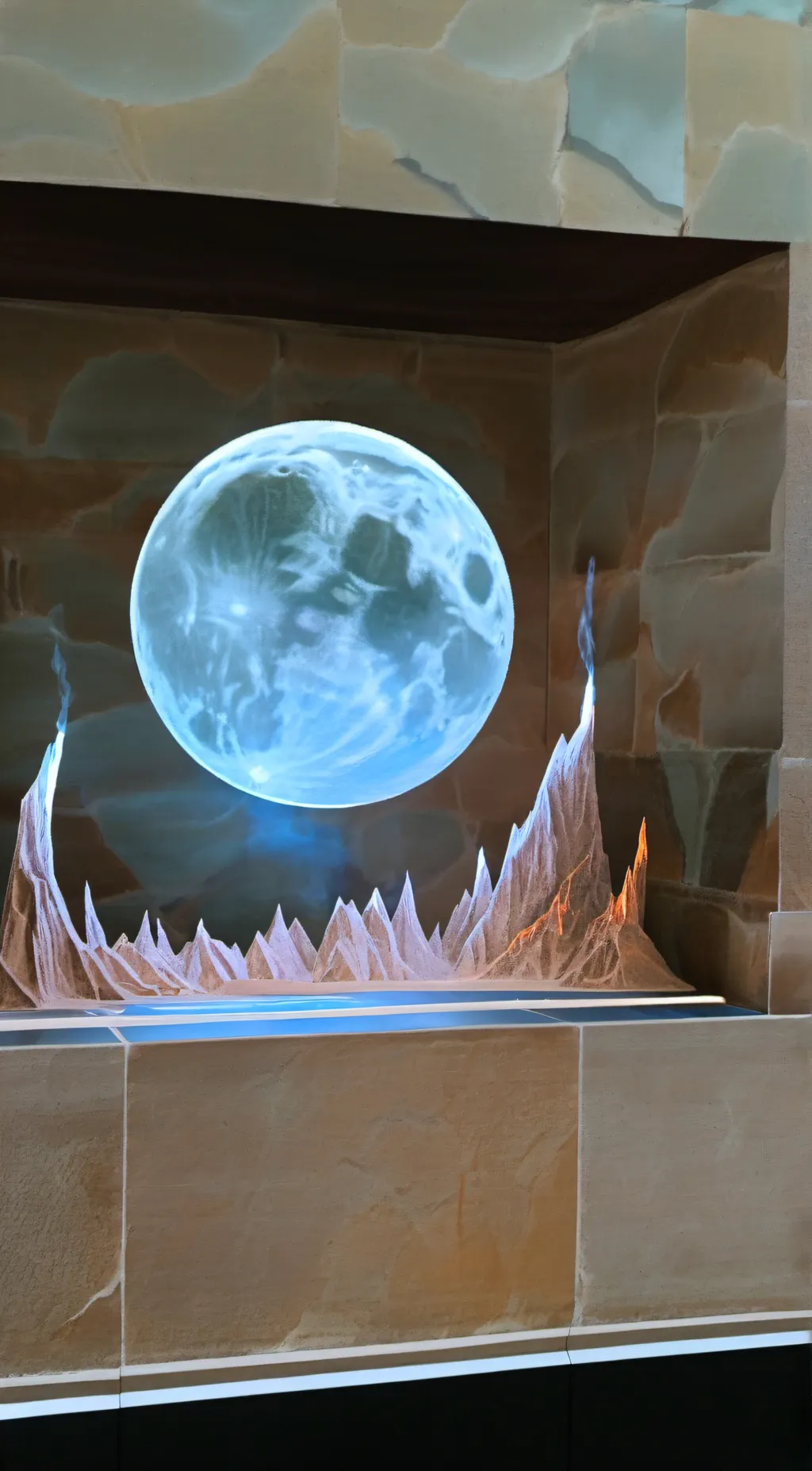 ai character: Moon background