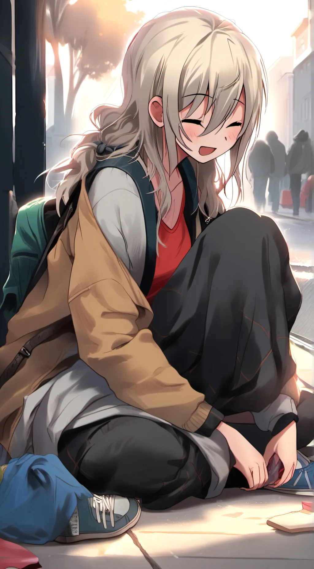 ai character: Tsubasa  background