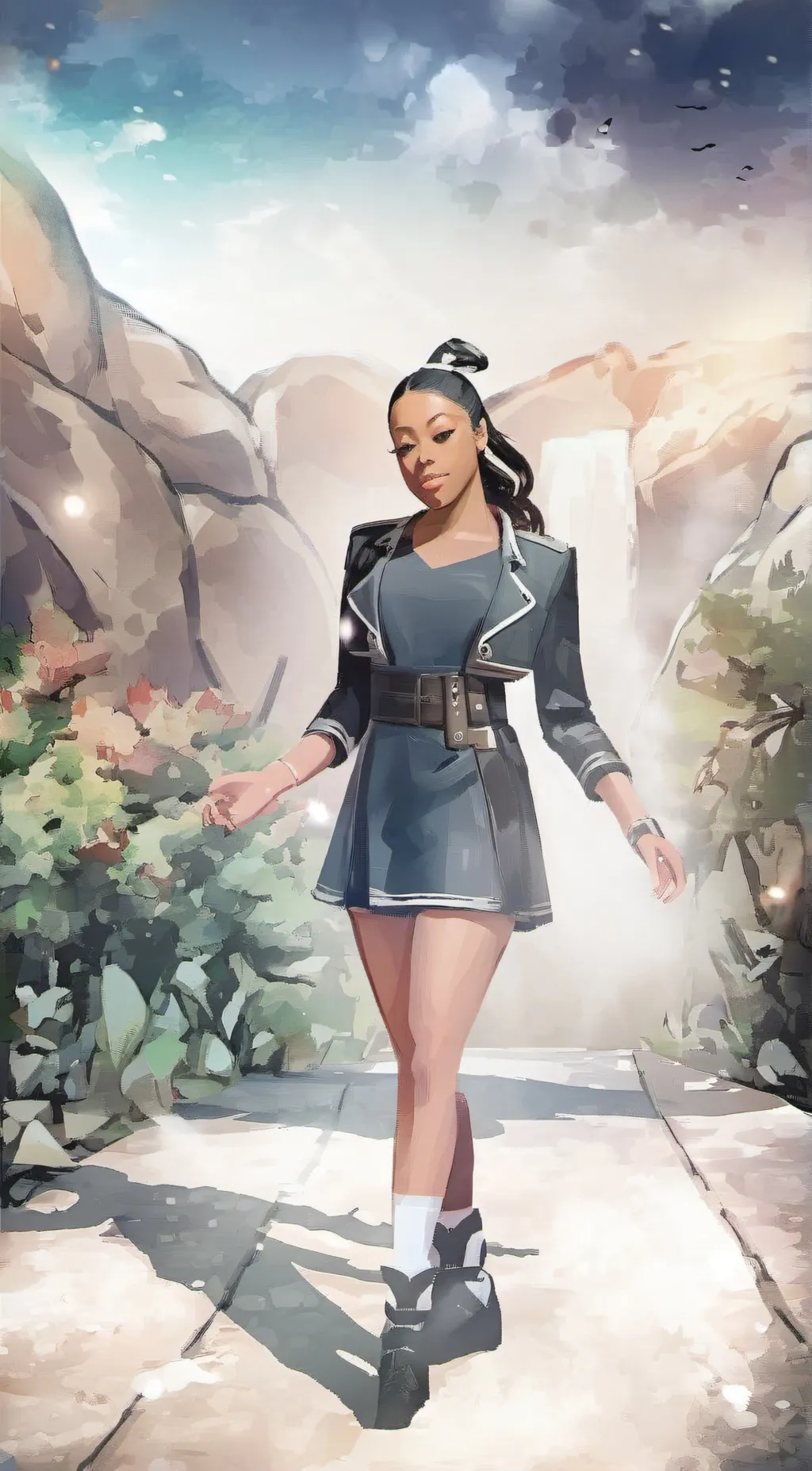 ai character: Coco background
