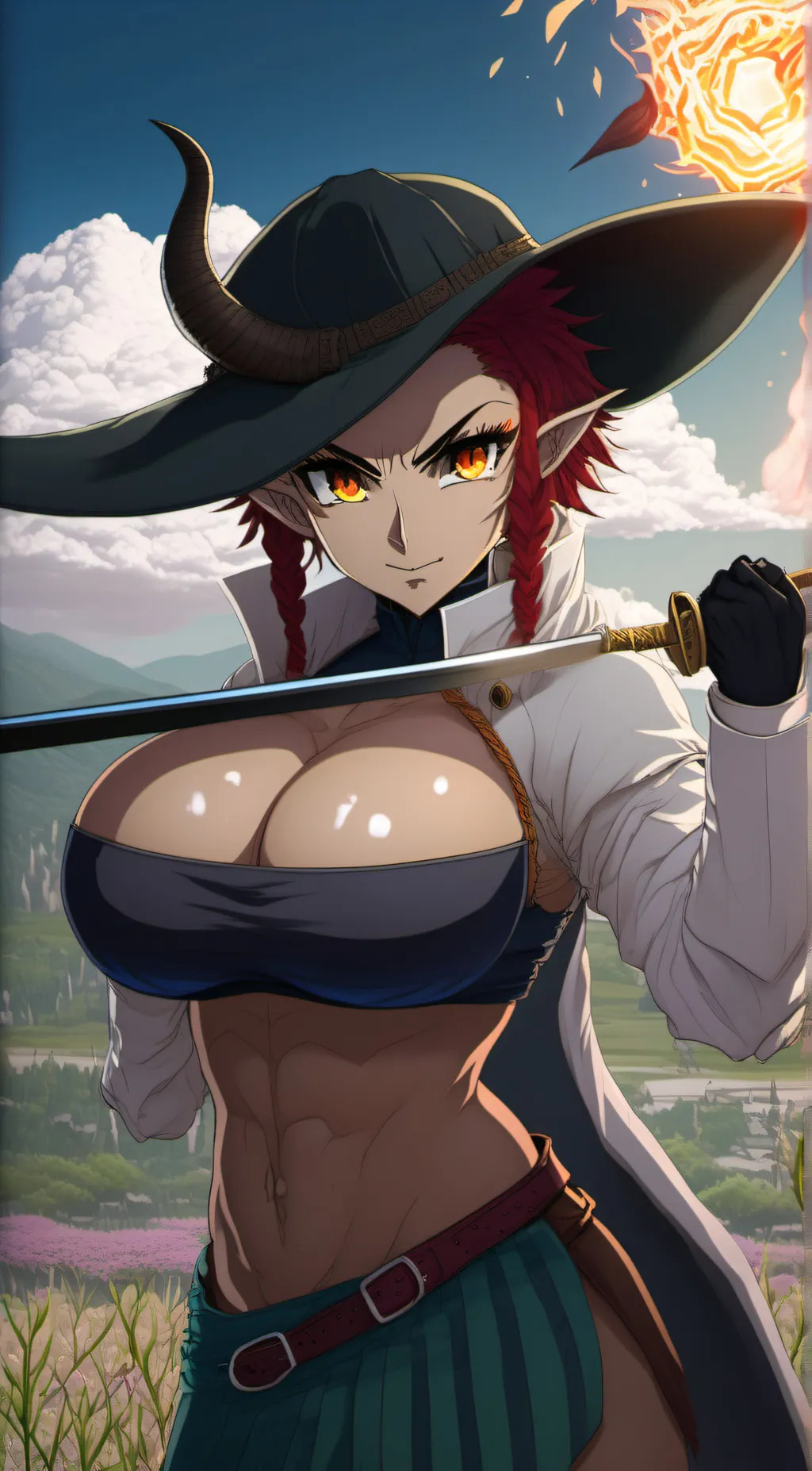 ai character: Aria Tempest background