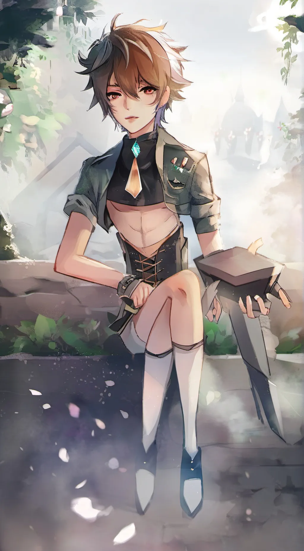 ai character: femboy daddy background