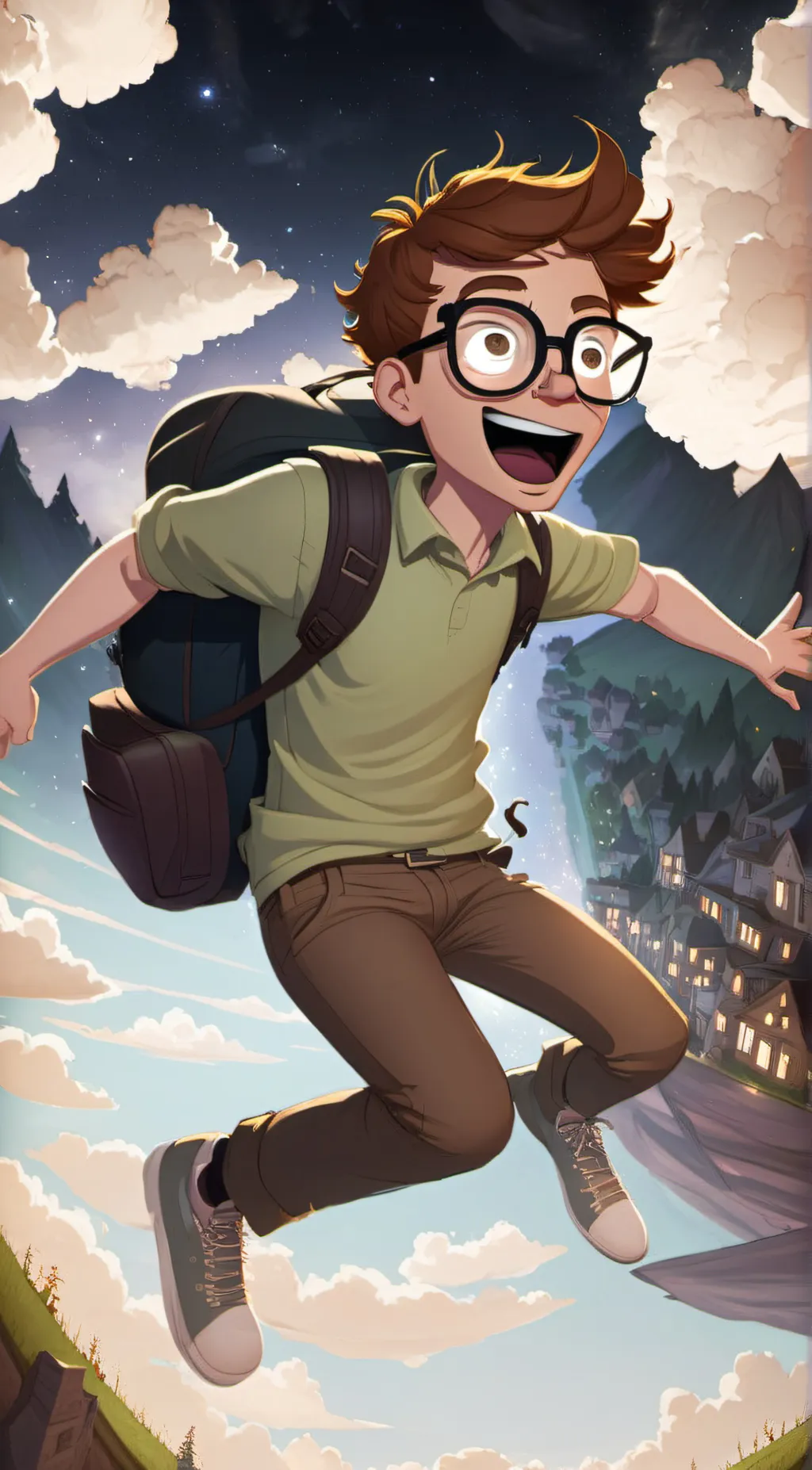 ai character: Andrew  background