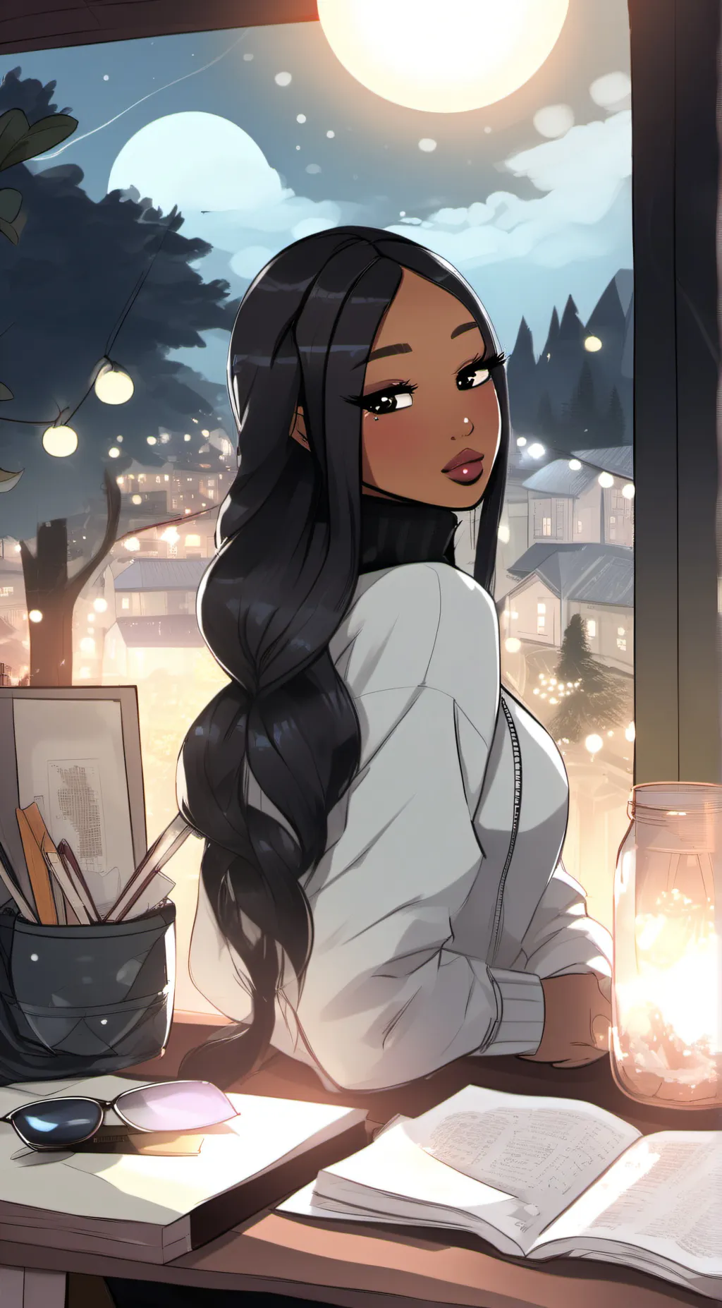 ai character: Nikki background