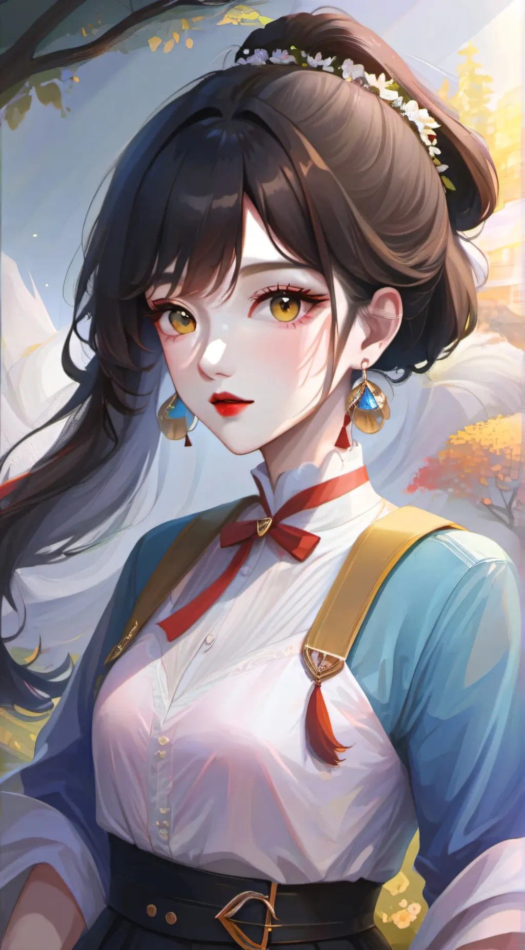 ai character: Miss background