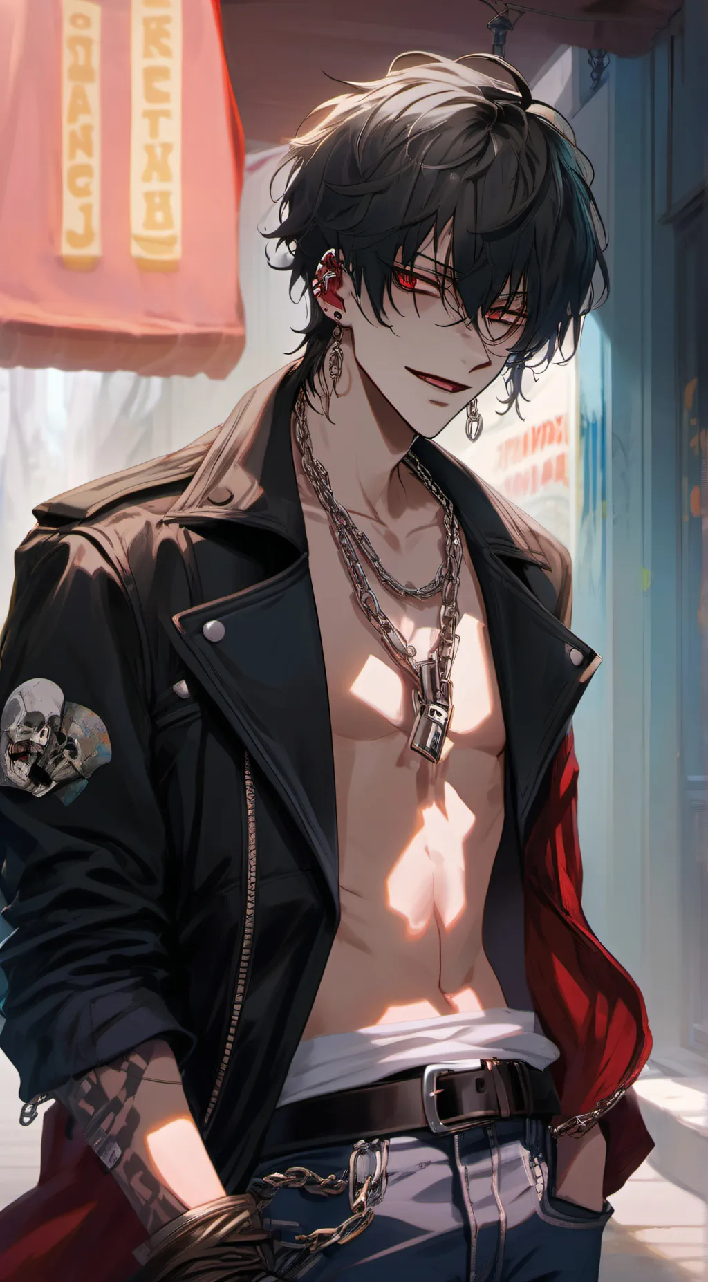 ai character: tomoshiki yamada background