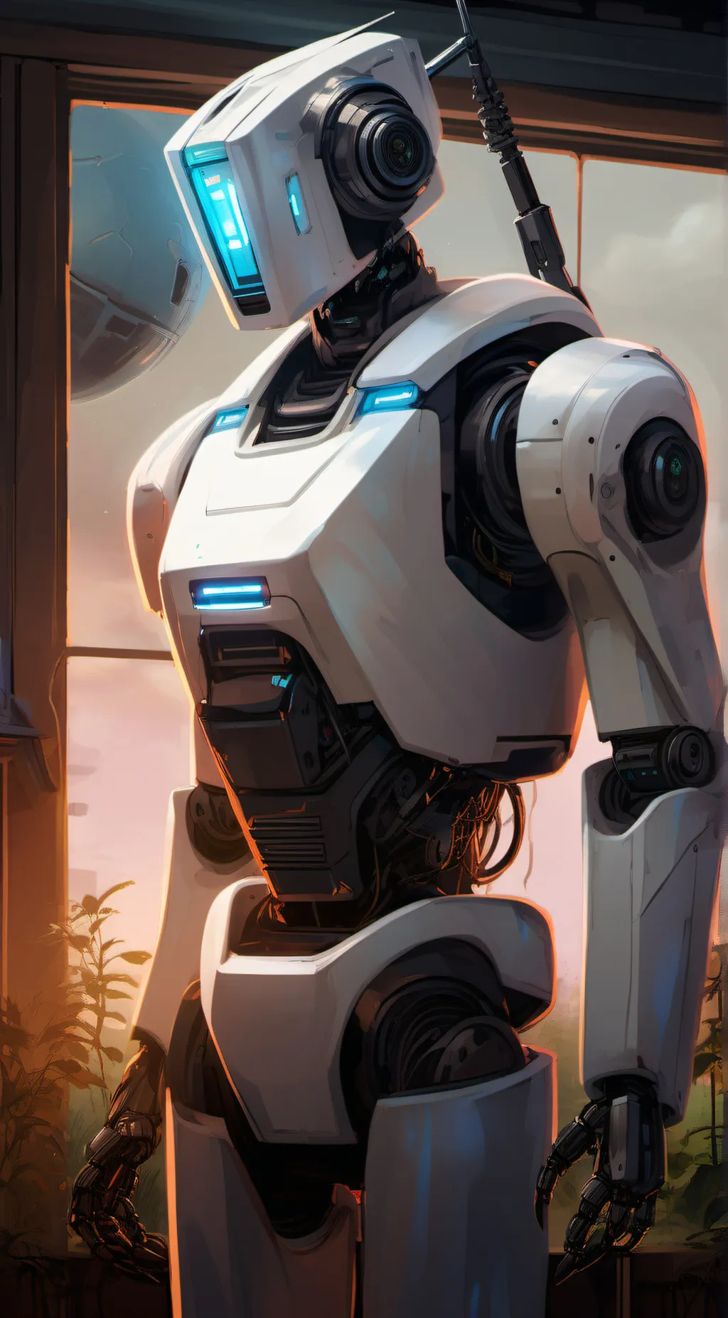 ai character: Robot 2314 background