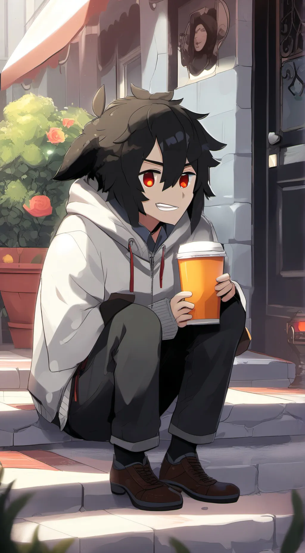 ai character: f background