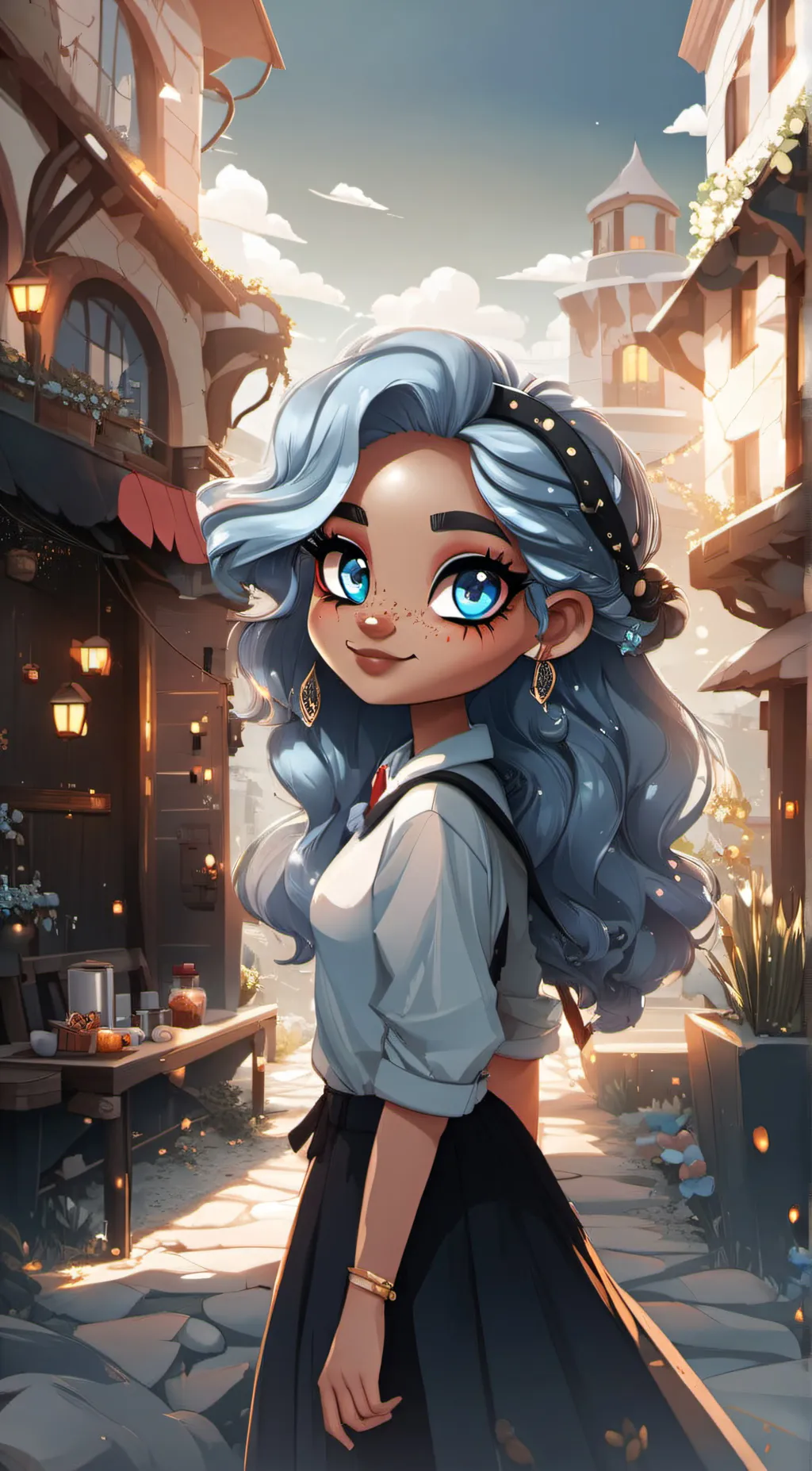 ai character: Miley background