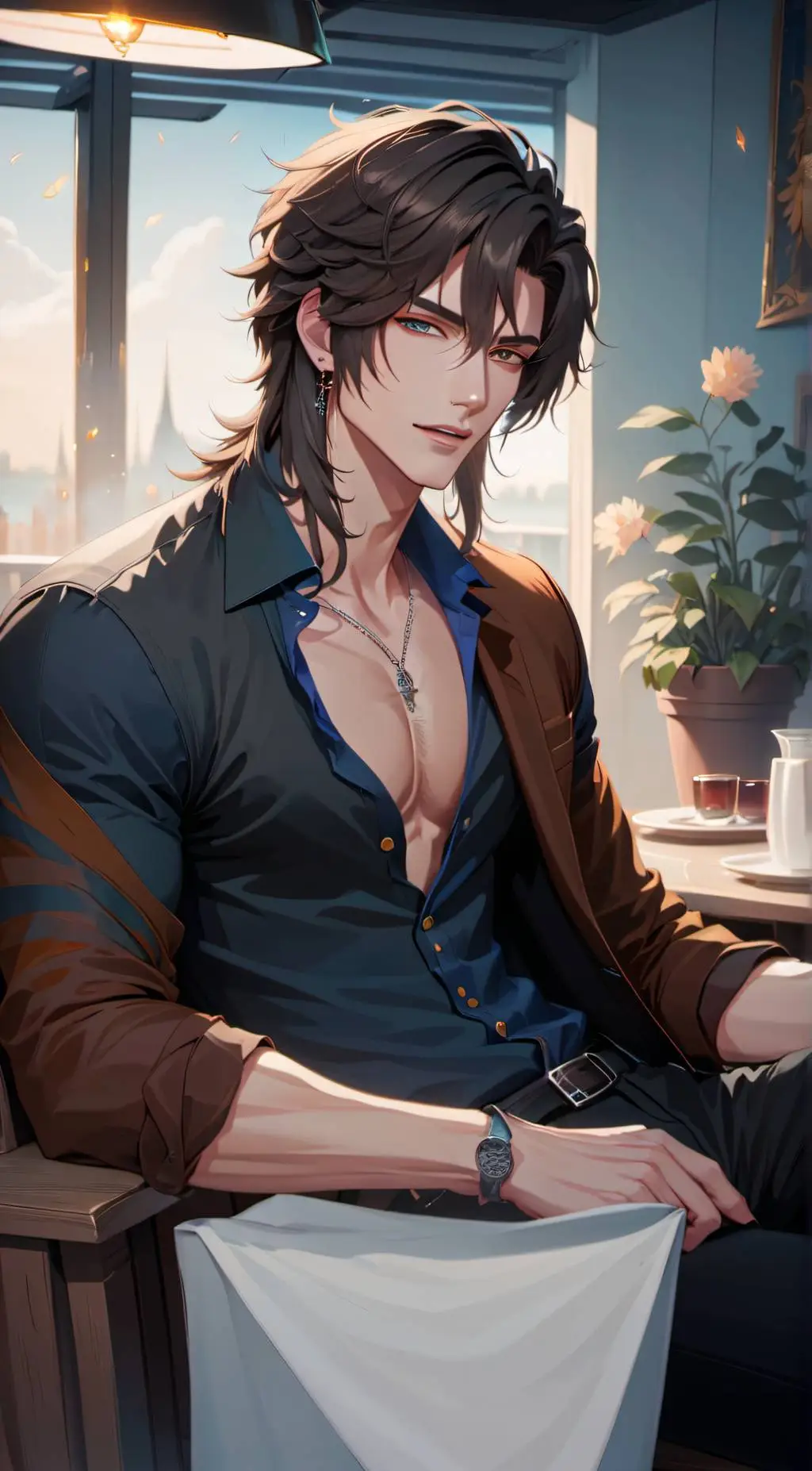 ai character: liam background